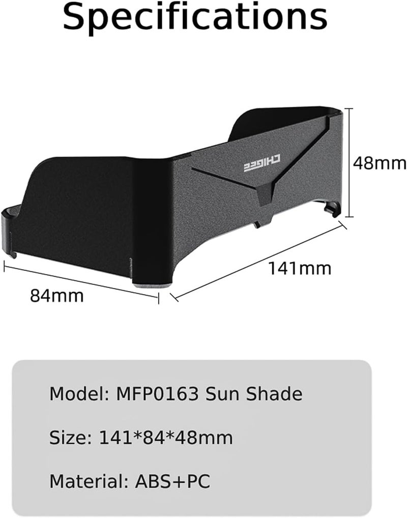 CHIGEE Sun Shade for AIO-5 Series, AIO-5 LITE AIO-5 Play - Image 5